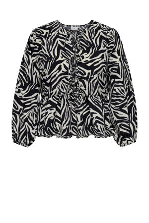 blousetop zwart