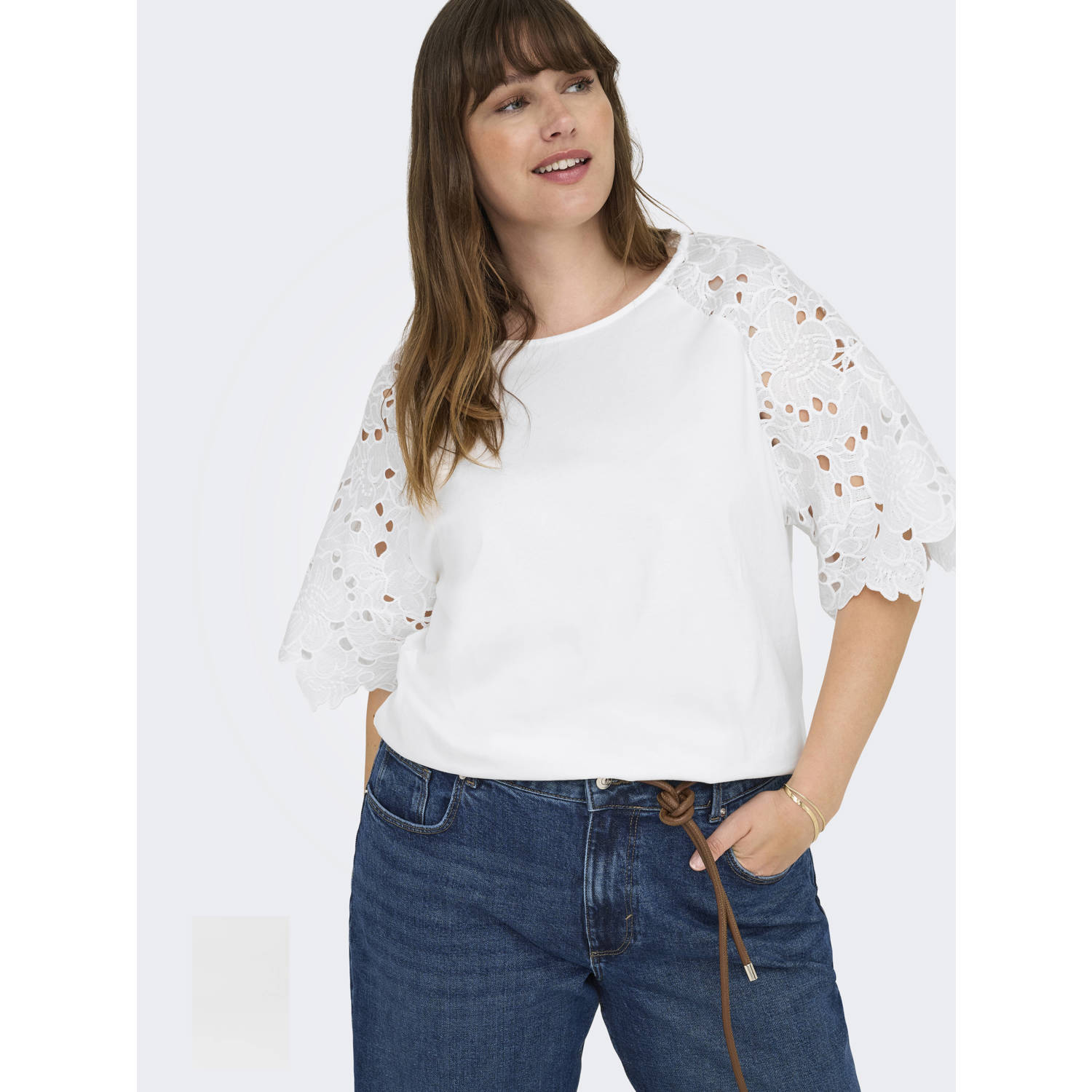 ONLY CARMAKOMA T-shirt wit