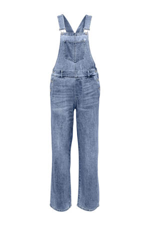 denim loose tuinbroek medium blue denim