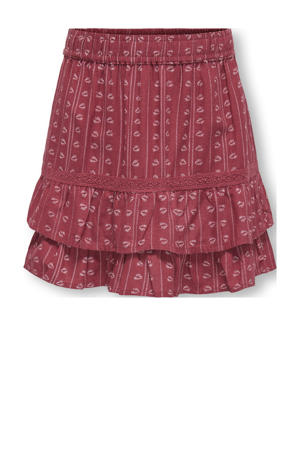 skort donkerrood