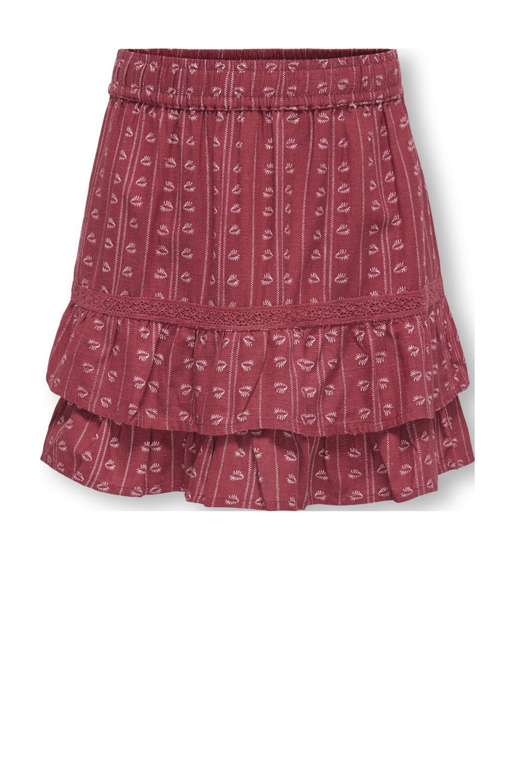 Donkerrode meisjes KIDS ONLY GIRL skort gemaakt van katoen