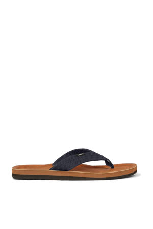 Chad teenslippers zwart