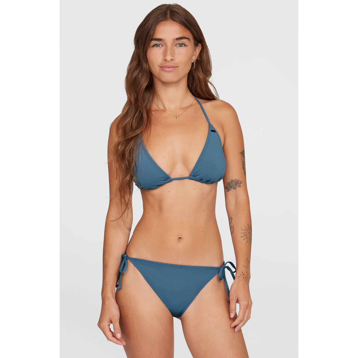 O'Neill voorgevormde triangel bikini Capri Bondey blauw