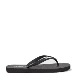 Profile small logo teenslippers zwart