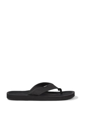 Chad teenslippers zwart