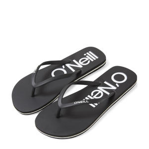 Profile logo teenslippers zwart