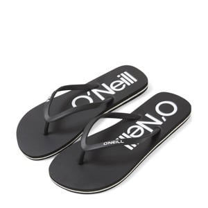 Profile logo teenslippers zwart
