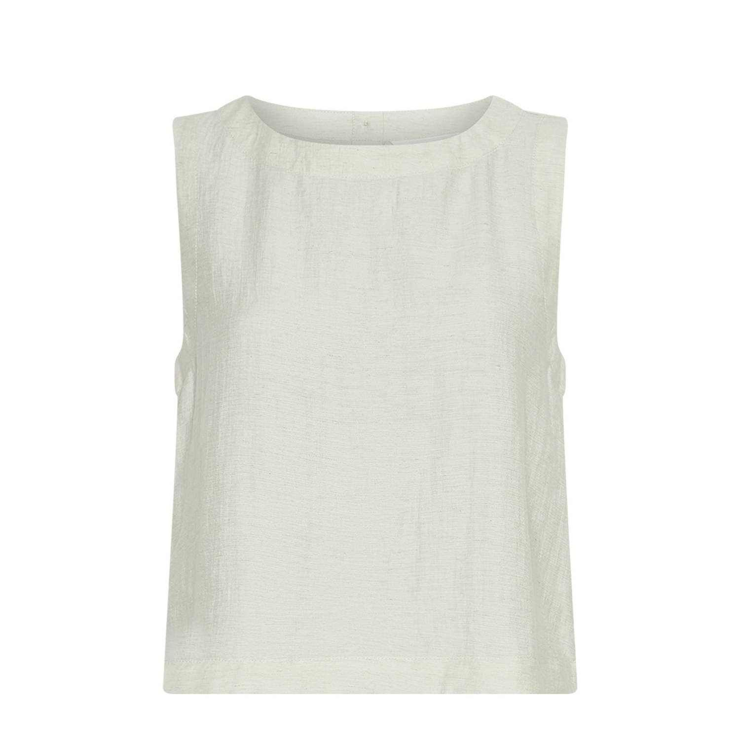 MSCH Copenhagen Regular fit blousetop met ronde hals model 'Disa'