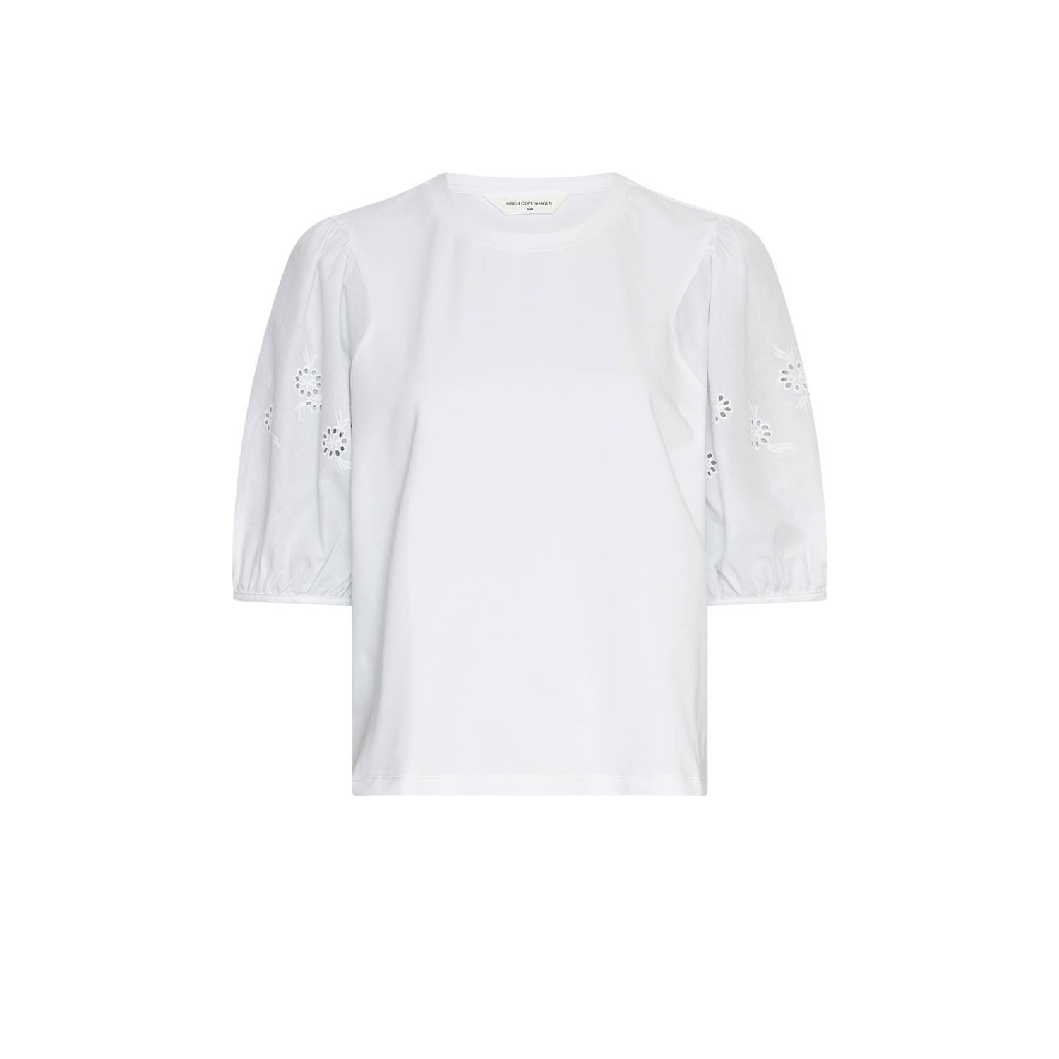 MSCH Copenhagen top wit broderie