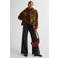 Ruby faux fur jas panterprint