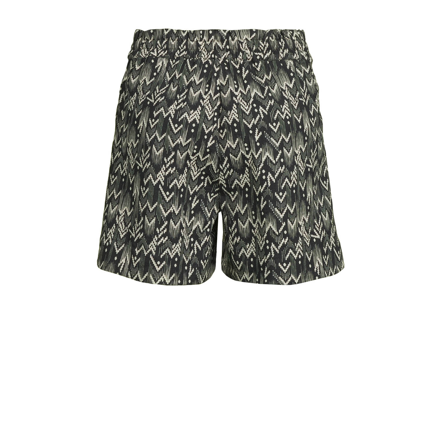 Geisha straight high waist casual short zwart