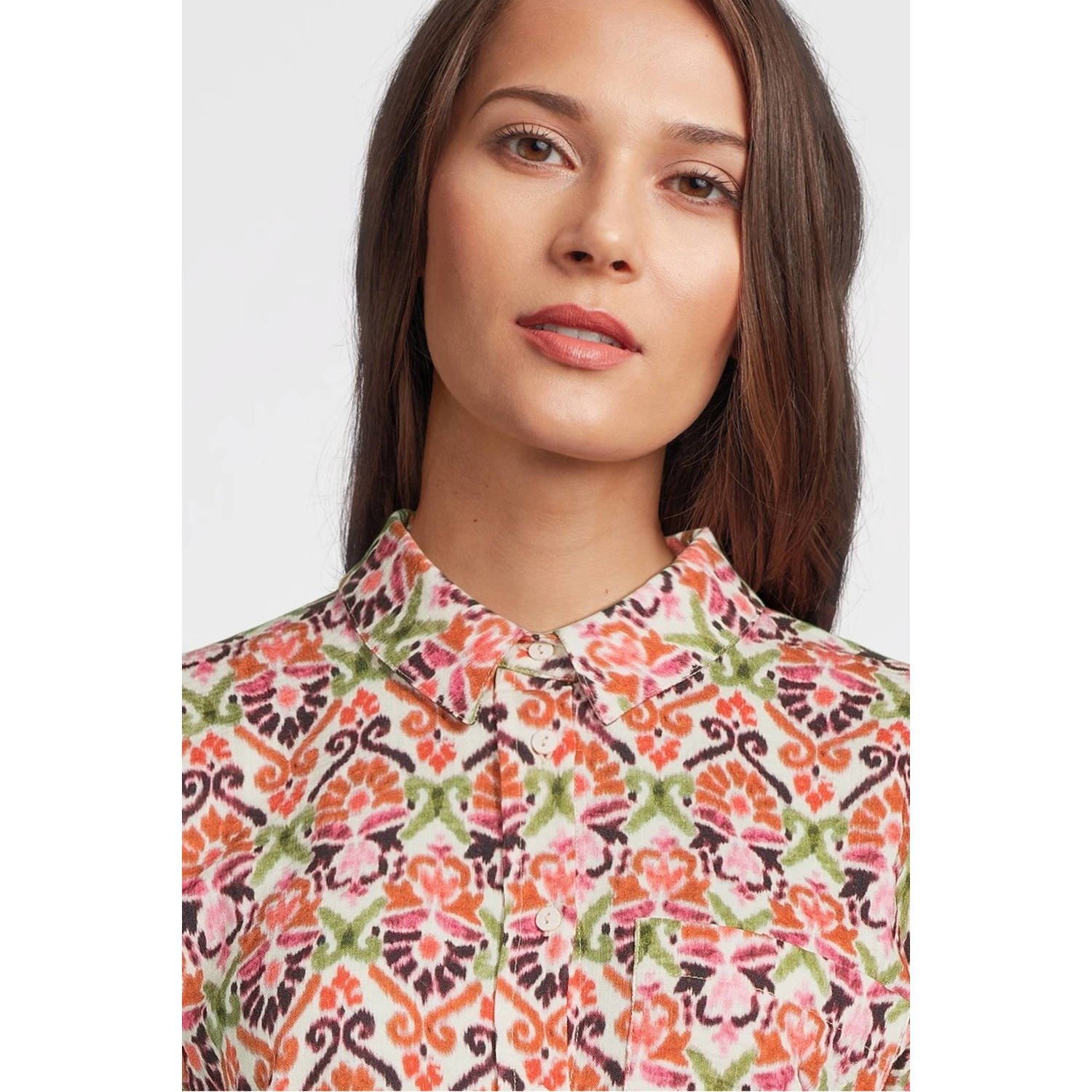 Geisha blouse rood