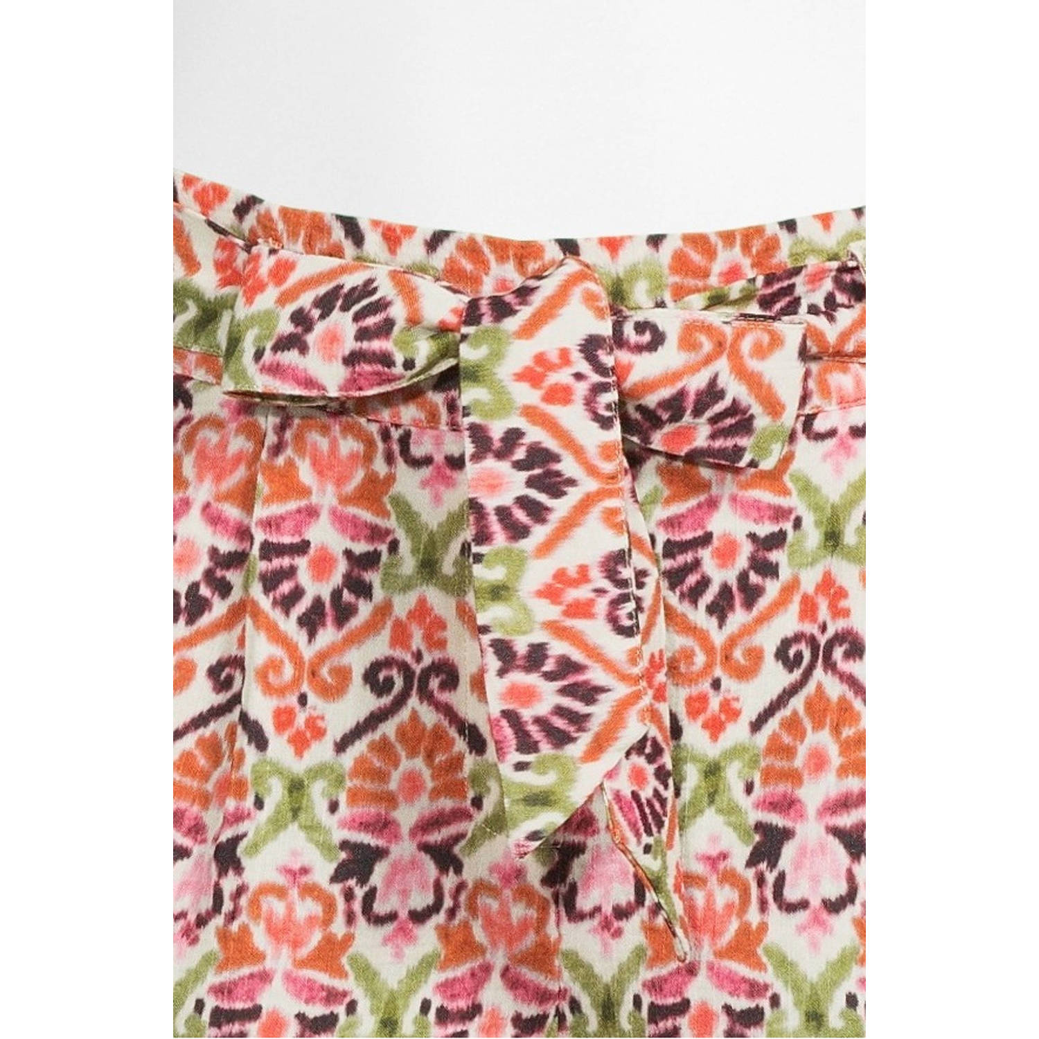 Geisha straight high waist casual short rood