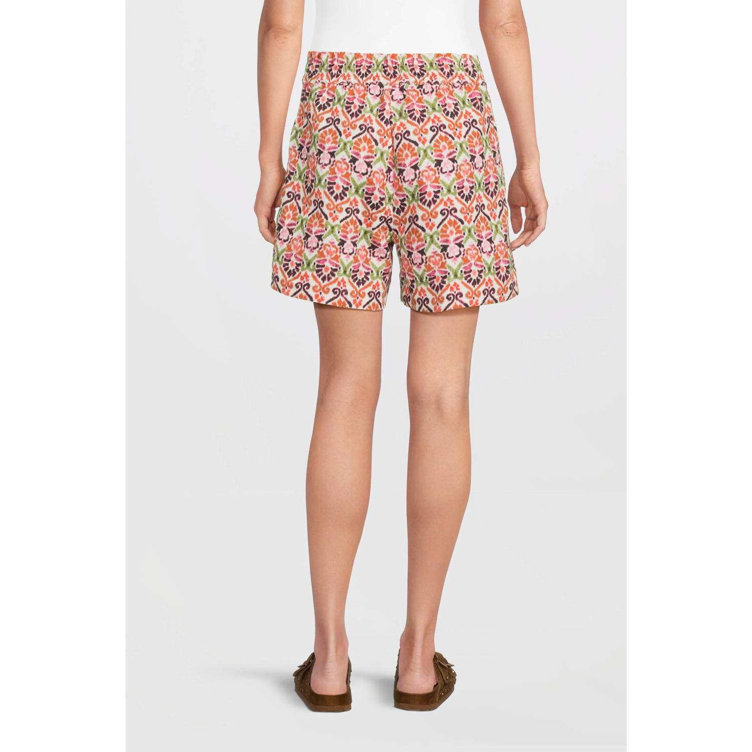 Geisha straight high waist casual short rood
