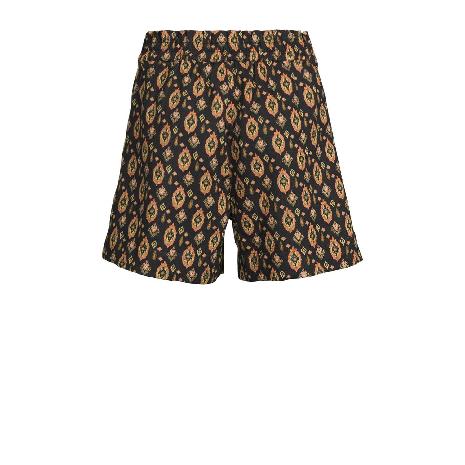 Geisha straight high waist casual short donkerblauw