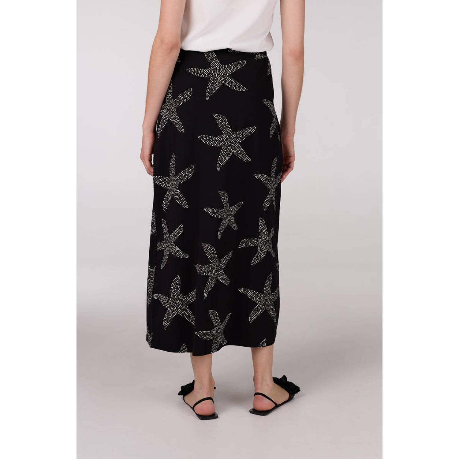 JANSEN Amsterdam maxi rok zwart