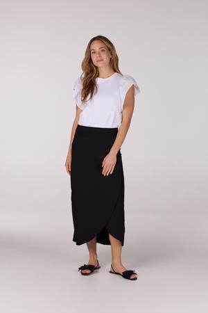 midi rok zwart