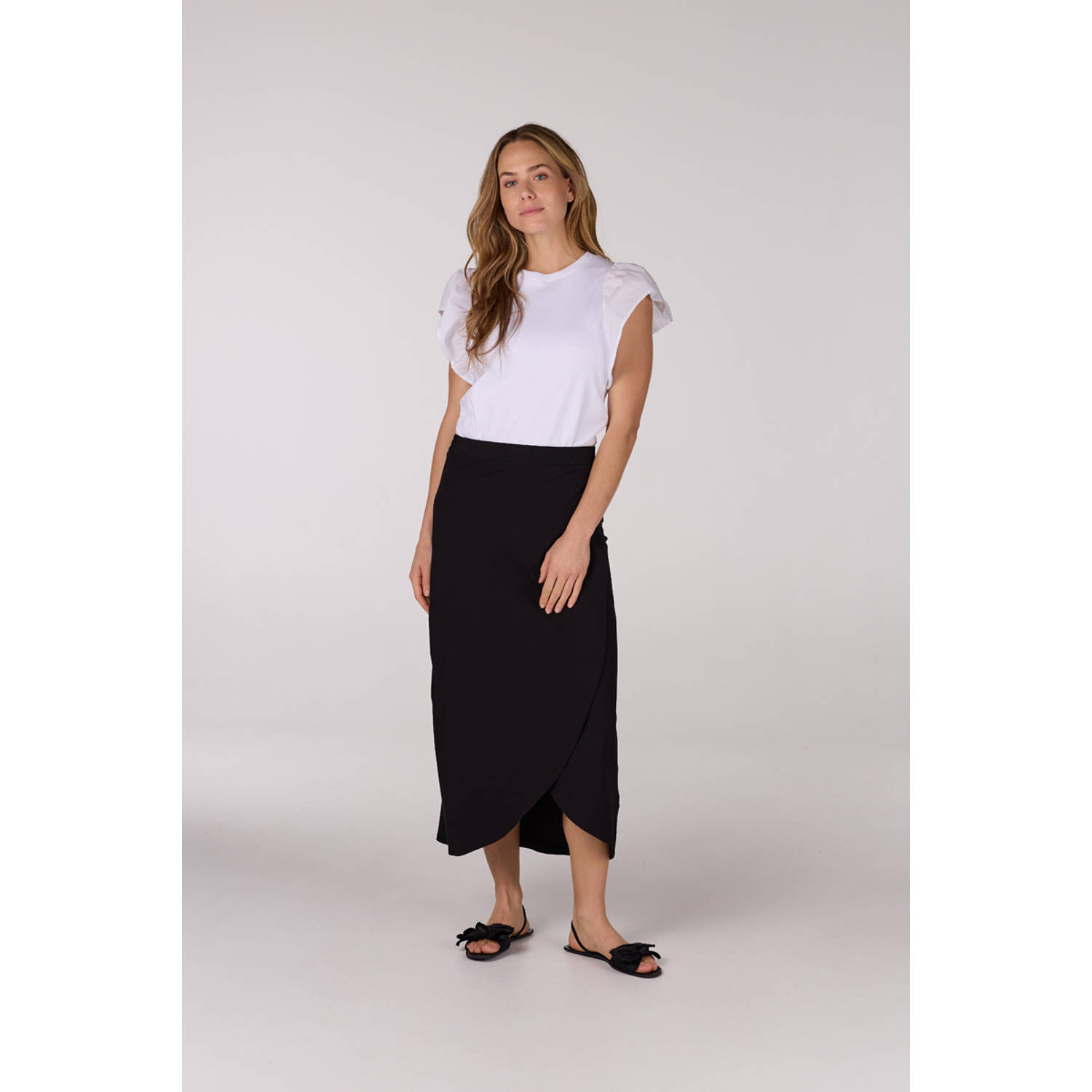 JANSEN AMSTERDAM Dames Rokken Falta Rok V 663 Zwart