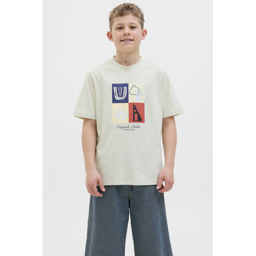 JACK & JONES JUNIOR T-shirt lichtgroen afbeelding