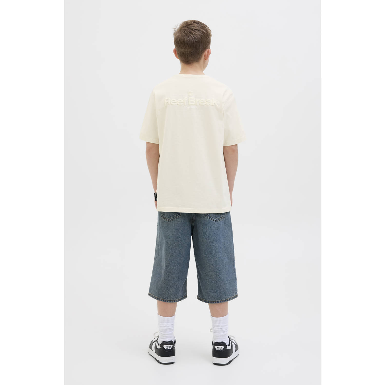 JACK & JONES JUNIOR T-shirt lichtgeel