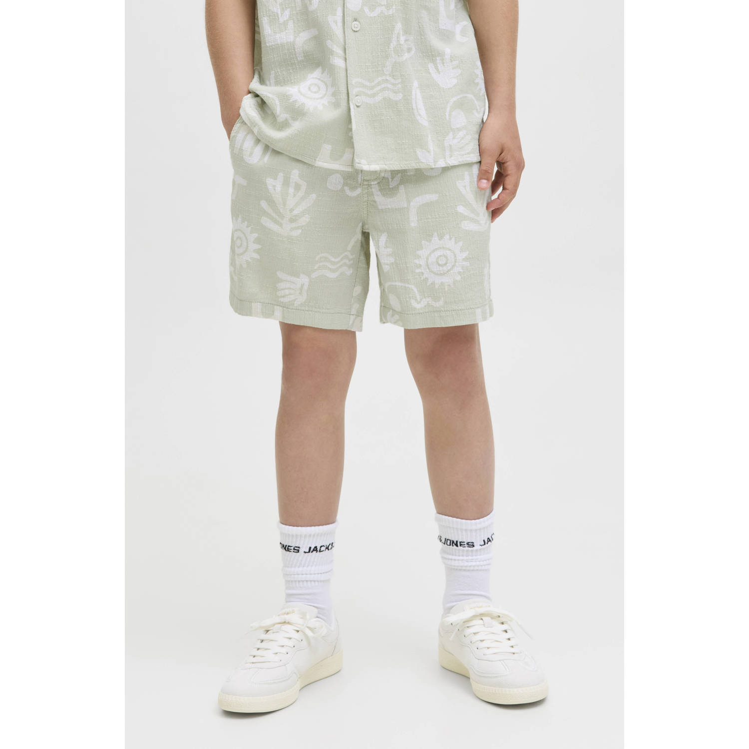 JACK & JONES JUNIOR relaxed casual short groen