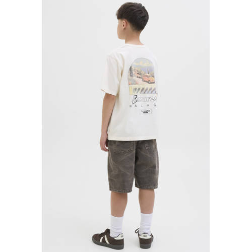 JACK & JONES JUNIOR denim loose short black denim afbeelding