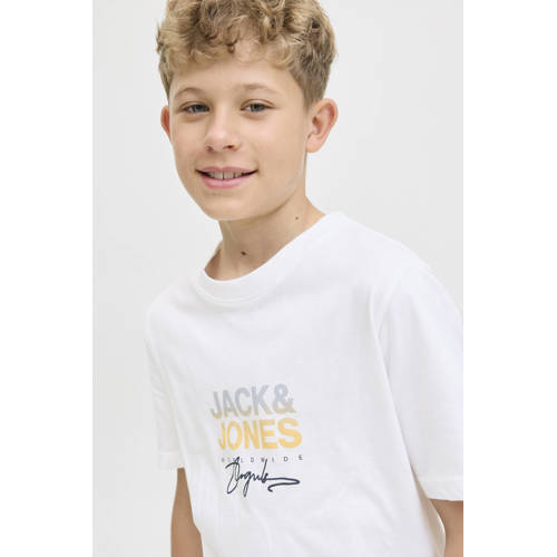JACK & JONES JUNIOR T-shirt wit afbeelding