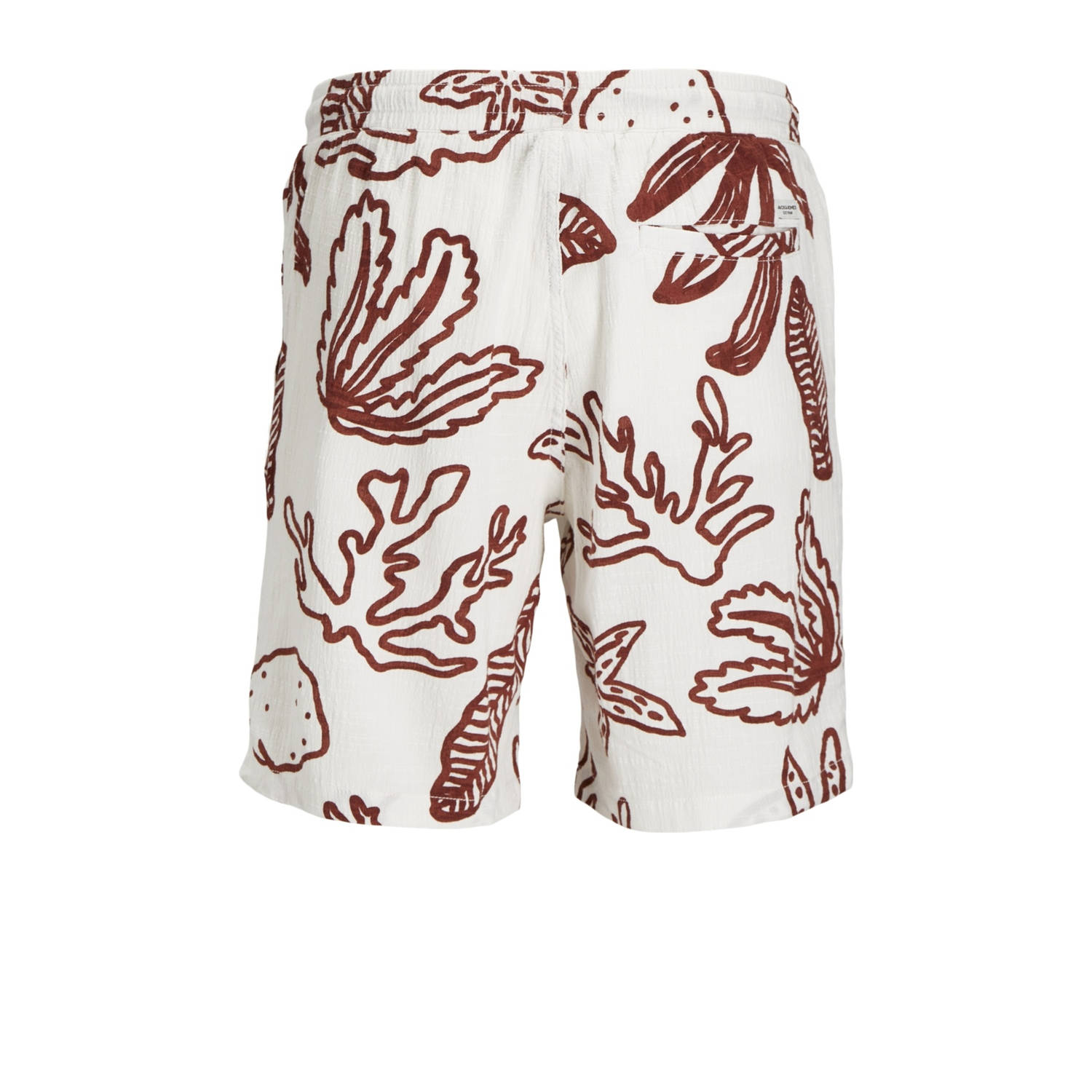 JACK & JONES JUNIOR relaxed casual short donkerrood