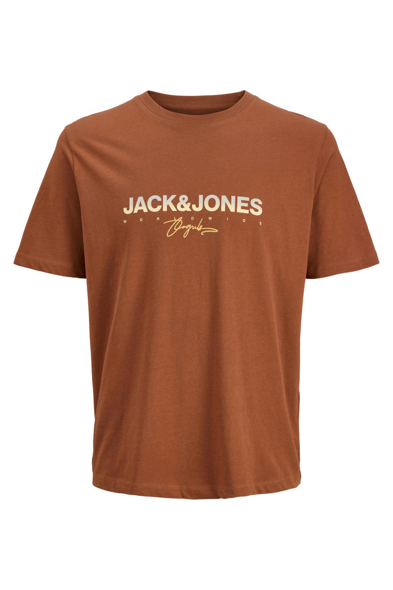 Jack & Jones Junior T-shirt print - bright white/crème
