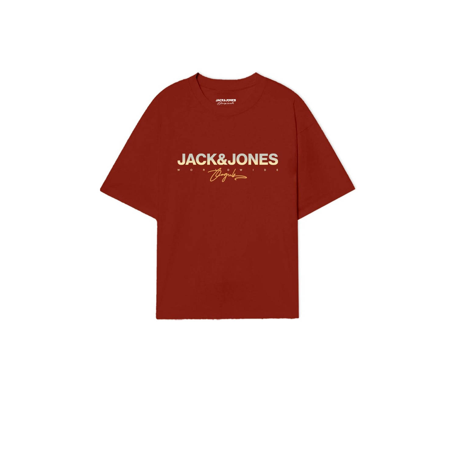 Jack & jones T-shirt met labelprint model 'CANGGU'
