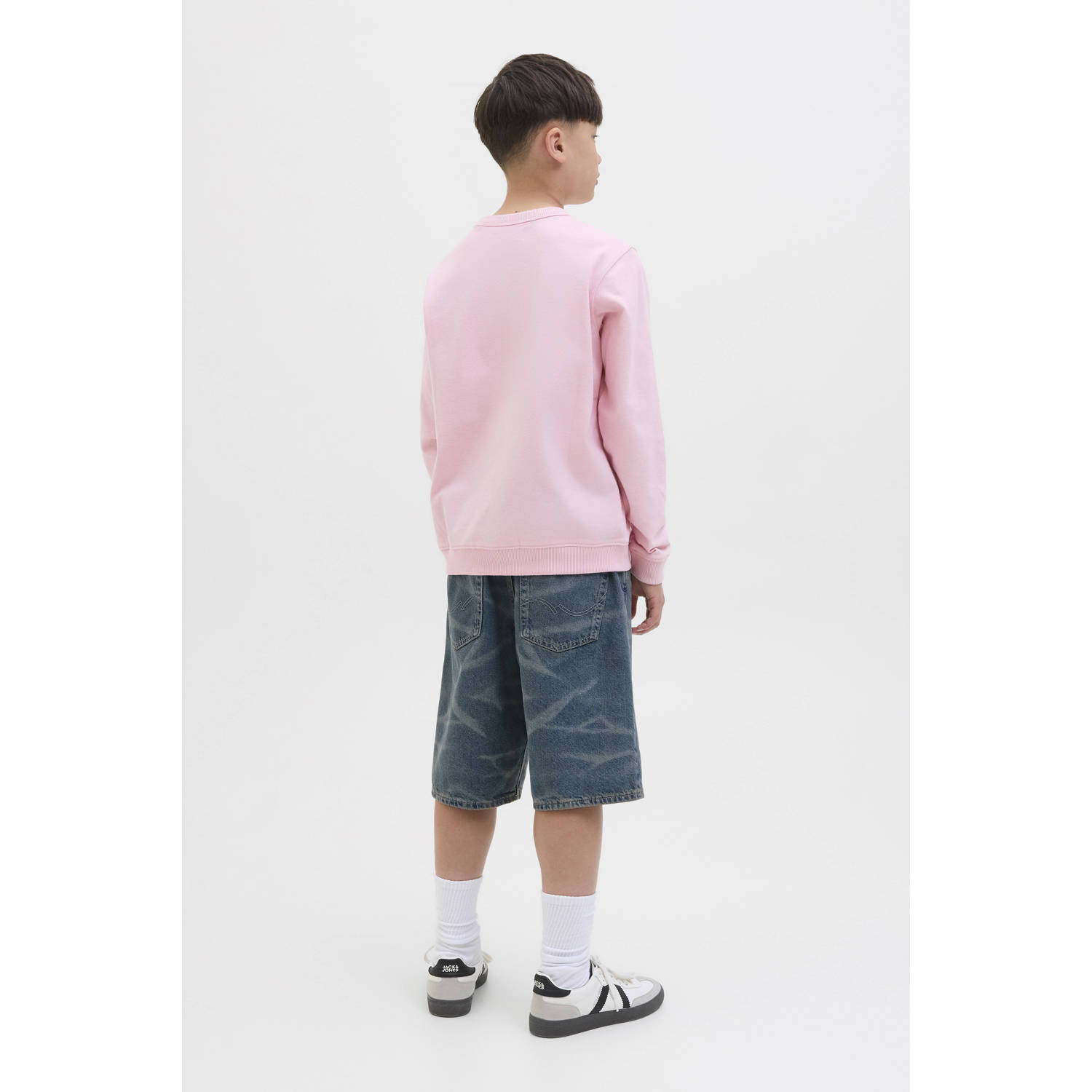 JACK & JONES JUNIOR denim loose short medium blue denim