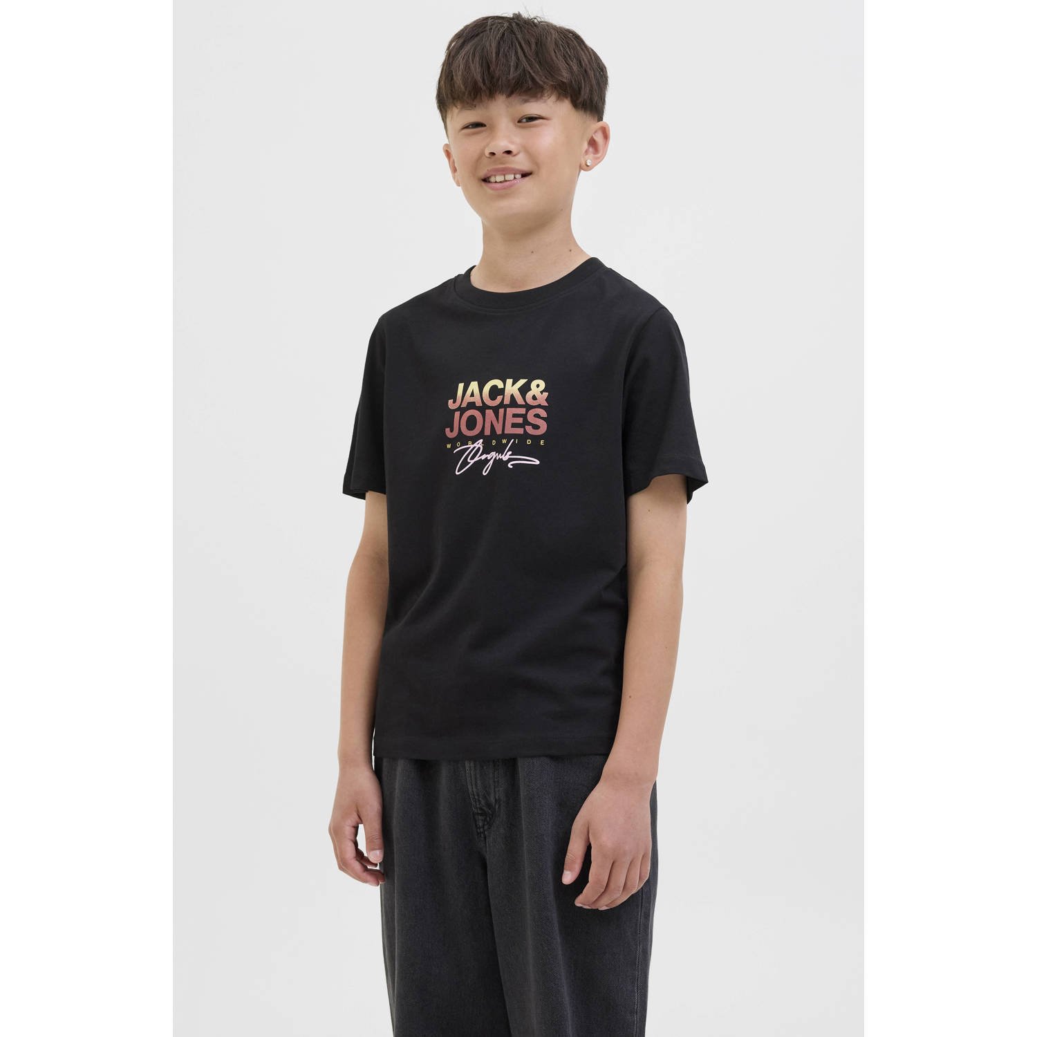 Jack & jones T-shirt met labelprint model 'CANGGU'