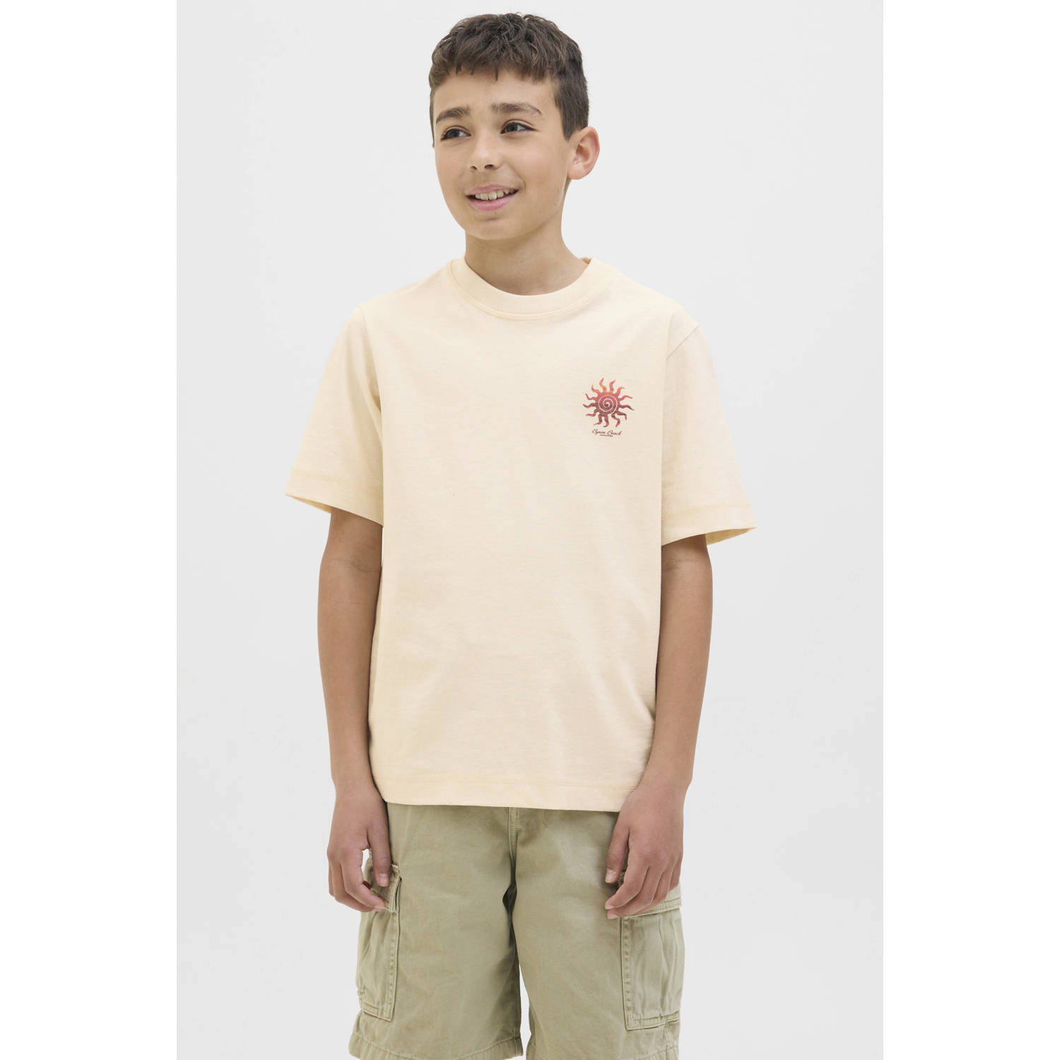JACK & JONES JUNIOR T-shirt ecru