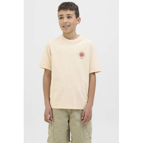 JACK & JONES JUNIOR T-shirt ecru afbeelding