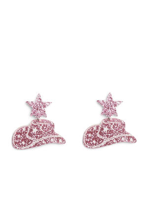 oorbellen PCCANNA roze