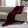 NOUS Living plaid 150x200 cm - bordeauxrood