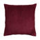 NOUS Living vierkante gestreepte sierkussenhoes 45x45 cm - bordeauxrood