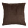 NOUS Living vierkante gestreepte sierkussenhoes Boy 45x45 cm - donkerbruin