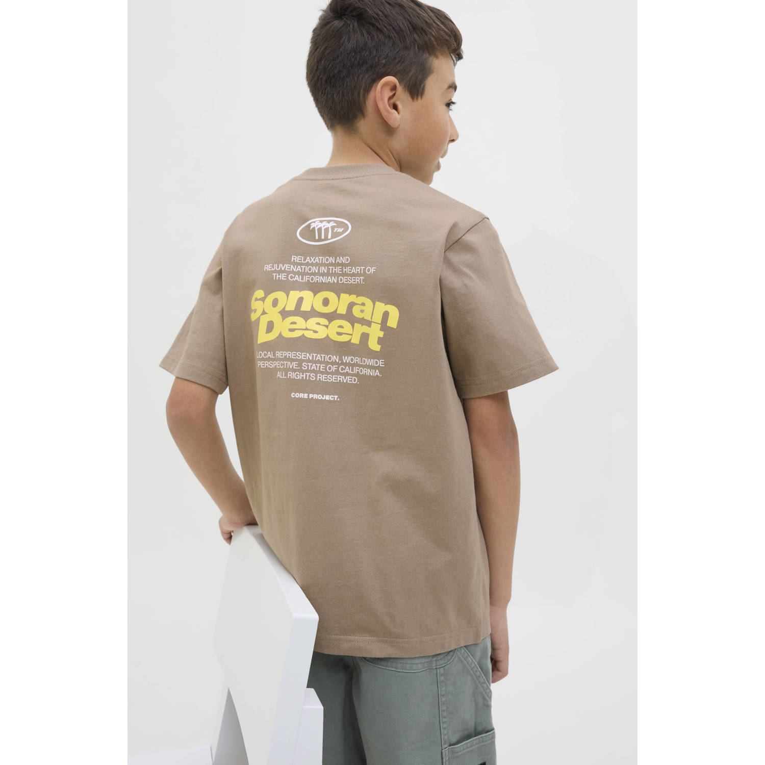 JACK & JONES JUNIOR T-shirt bruin