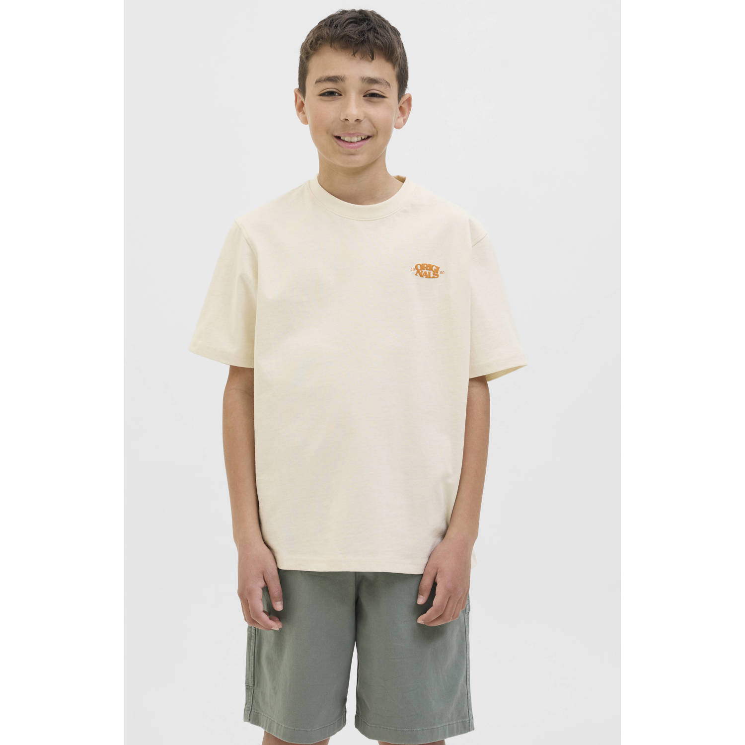 Jack & jones T-shirt met labelstitching model 'TAVIRA'