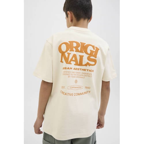JACK & JONES JUNIOR T-shirt ecru afbeelding