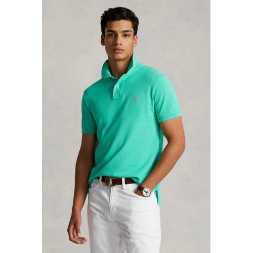 POLO Ralph Lauren slim polo groen afbeelding