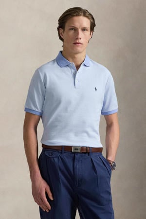 regular polo lichtblauw