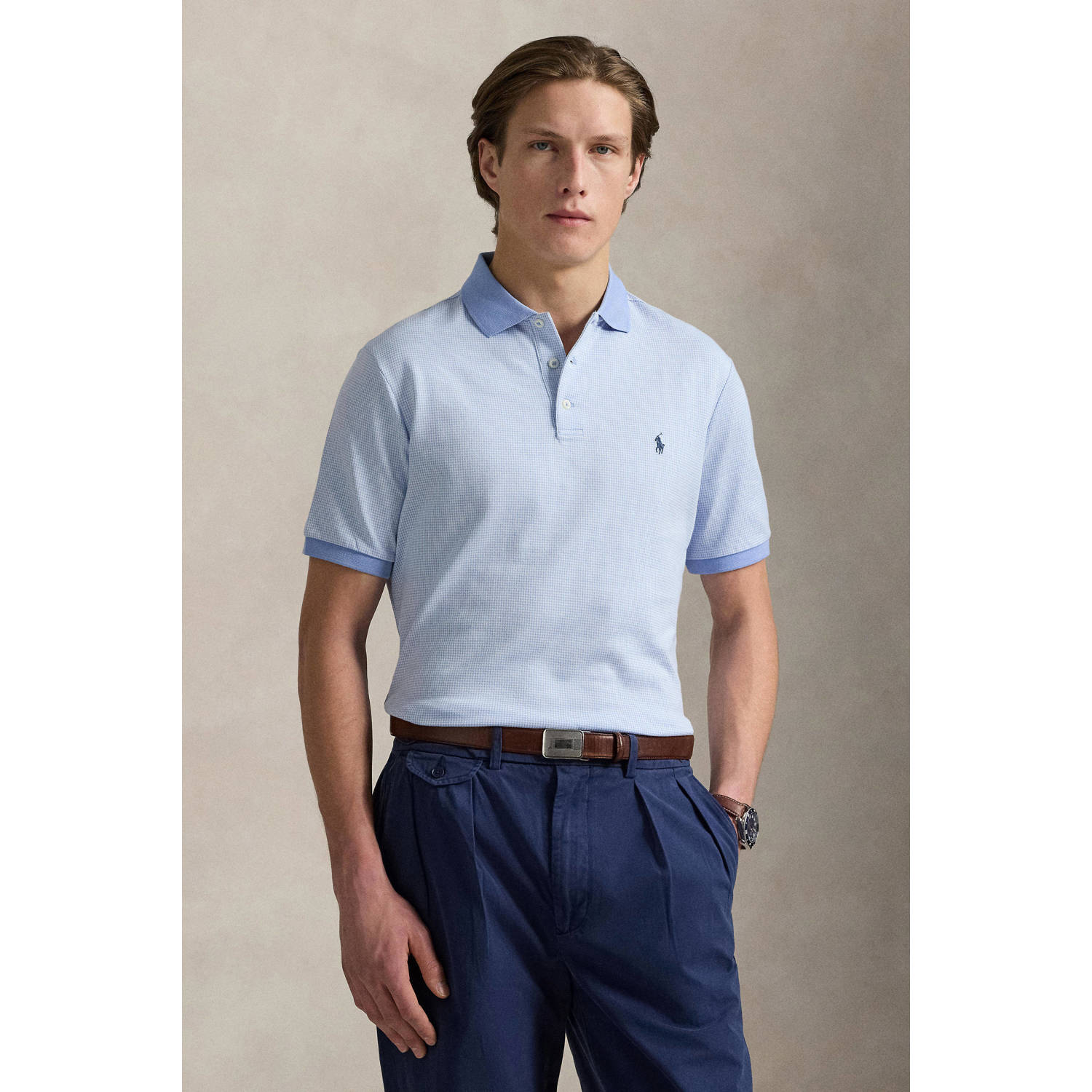 POLO Ralph Lauren regular polo lichtblauw