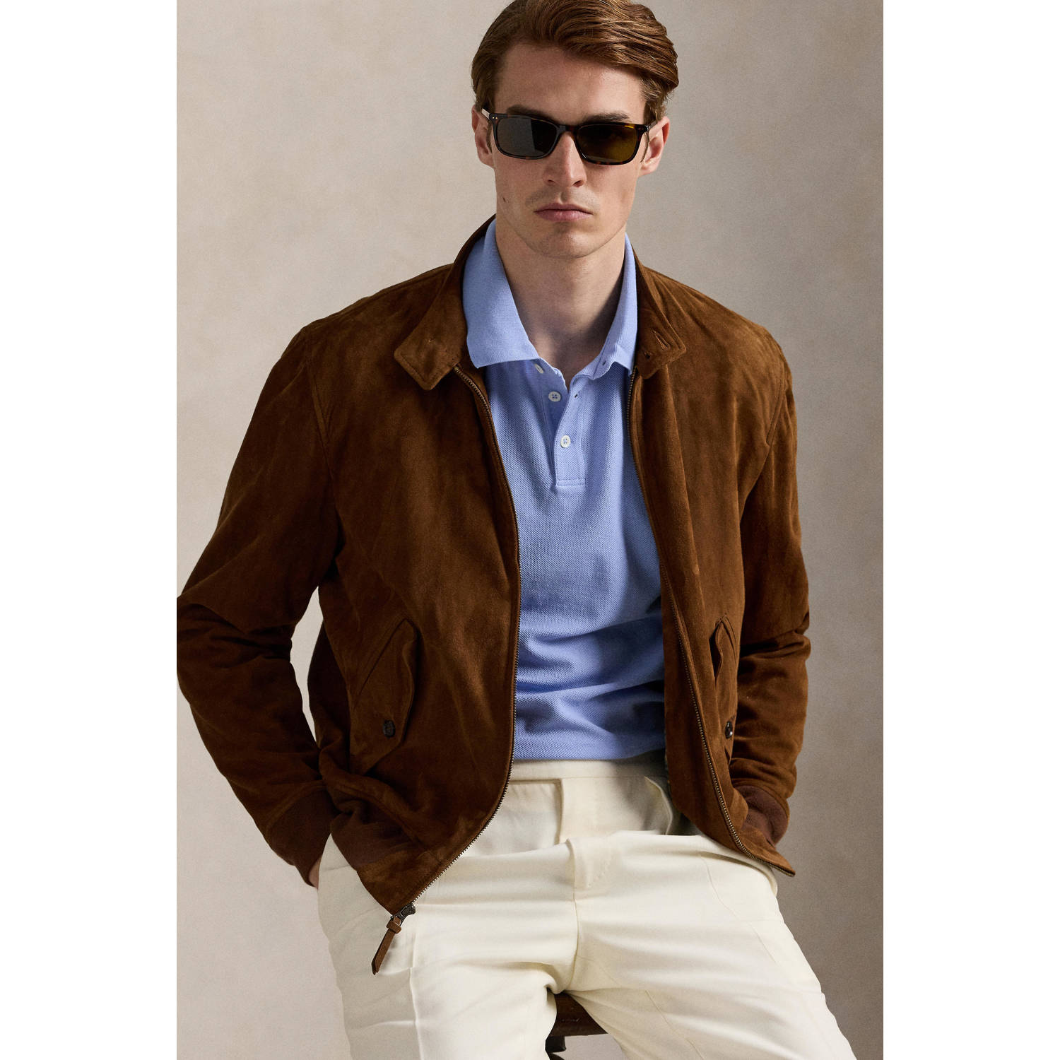 POLO Ralph Lauren slim polo lavendel