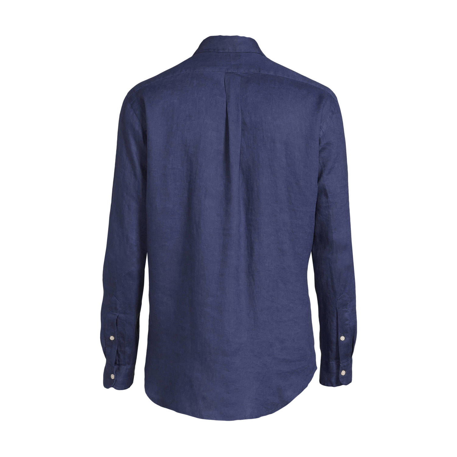 POLO Ralph Lauren linnen casual overhemd donkerblauw