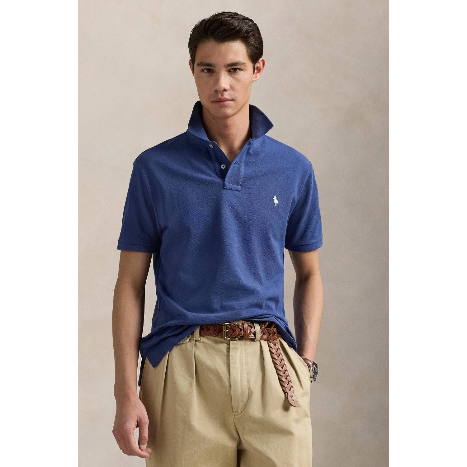 POLO Ralph Lauren regular polo blauw