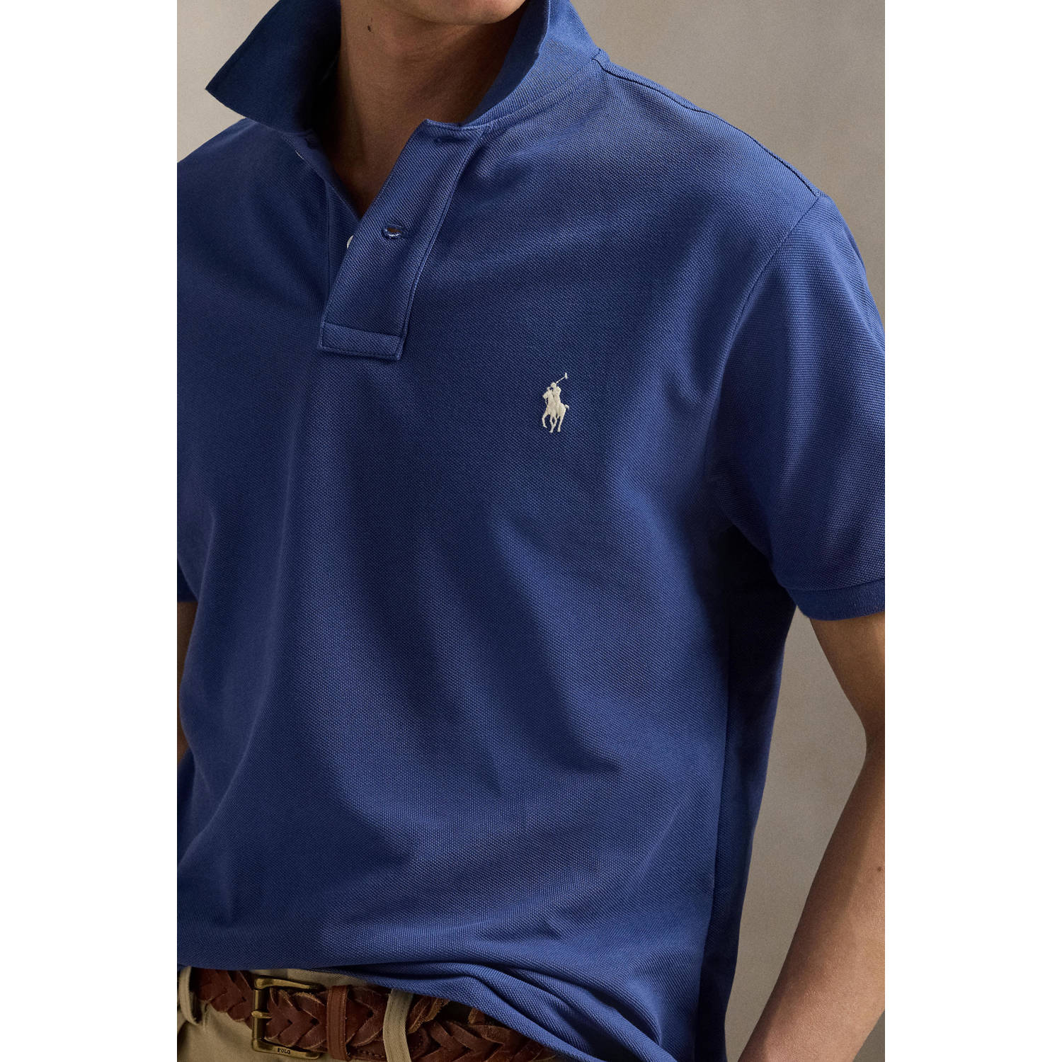 POLO Ralph Lauren regular polo blauw