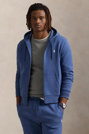sweatvest blauw