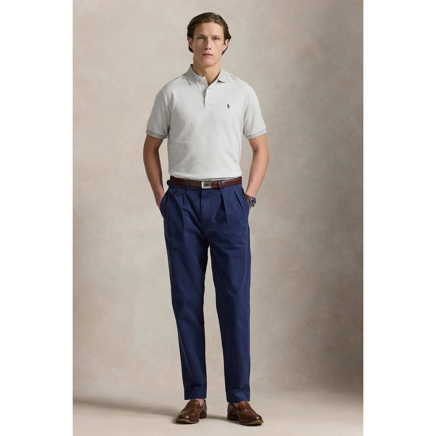 POLO Ralph Lauren regular polo lichtgrijs